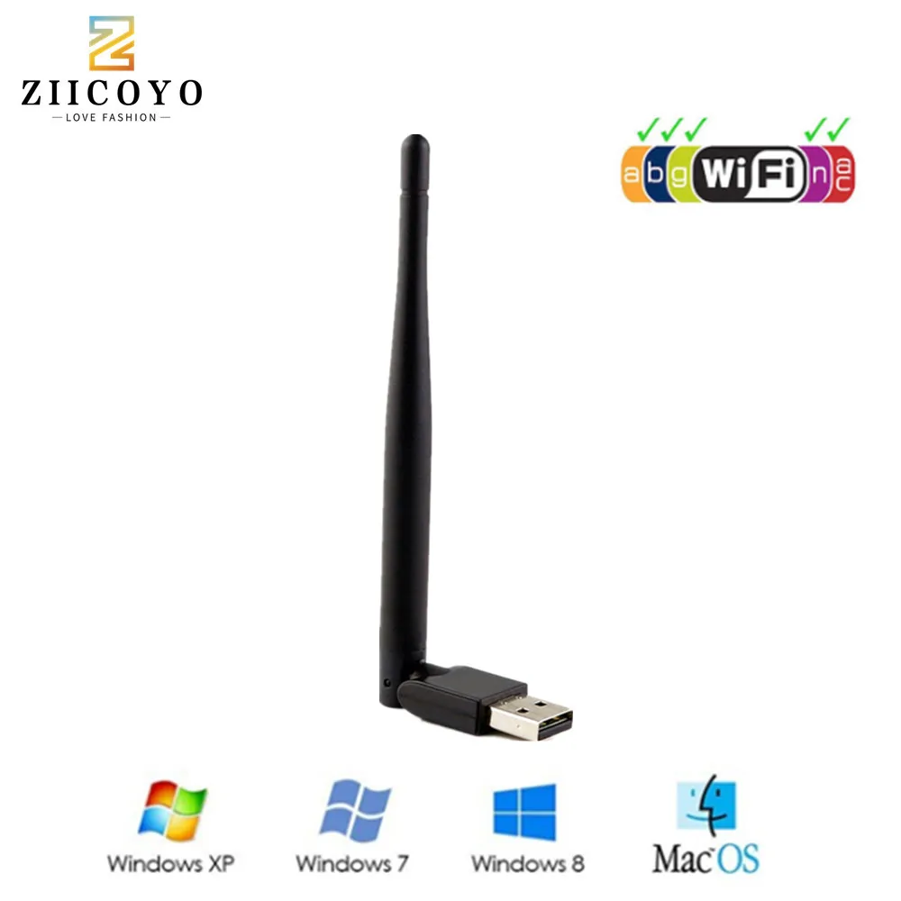 MTK7601 беспроводной USB WiFi антенна сетевой адаптер для Youtube приемник GTMEDIA v7s