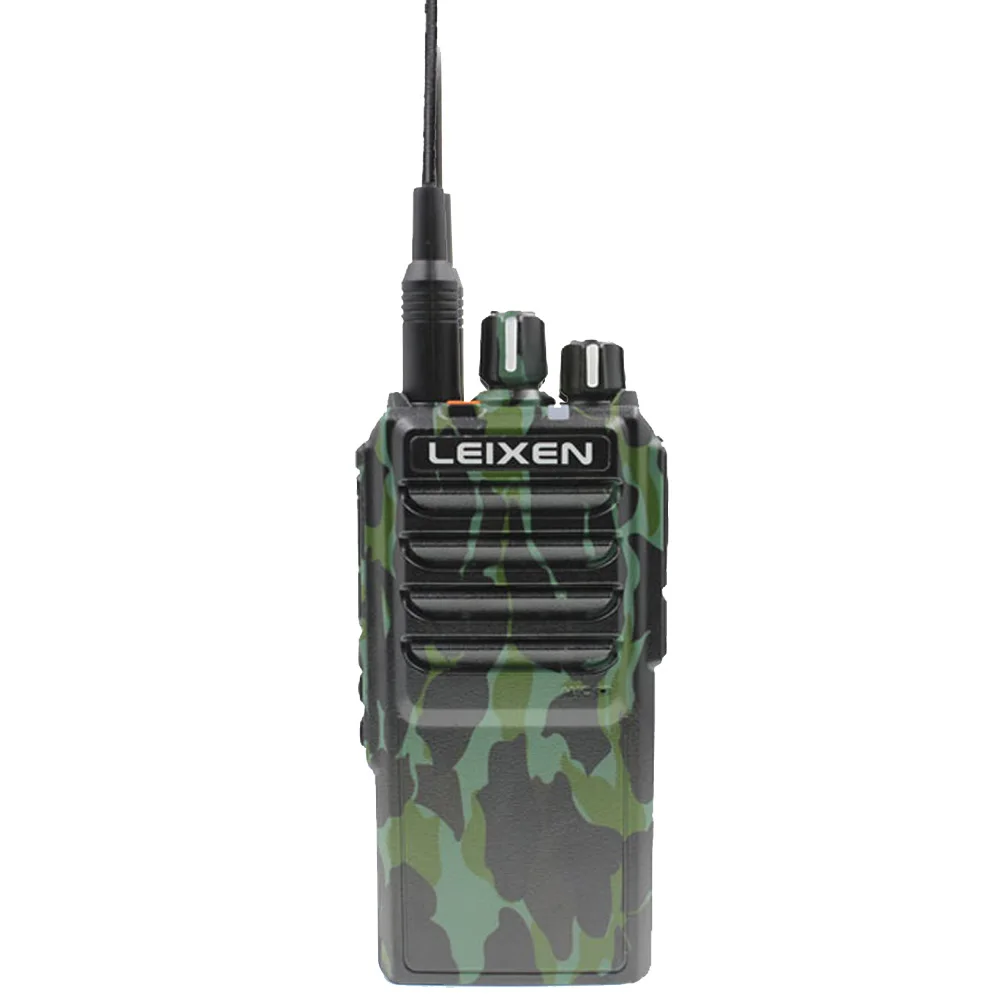 Camo LEIXEN Note Высокая мощность 20 Вт UHF 400-480 МГц FM Ham радио двухстороннее радио дальняя рация черный Transeiver Interphone - Цвет: Camo