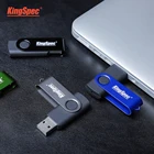 Флеш-накопитель Kingspec USB2.0 3, 64 ГБ, 32 ГБ, 16 ГБ, 128 ГБ, флешка, флешка, водонепроницаемый Серебряный U-диск, USB-флешка, подарок