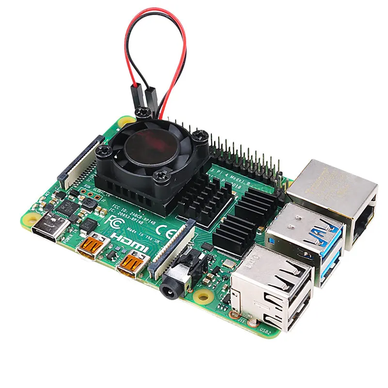 Специальный вентилятор радиатора Raspberry PI 4b|Аксессуары для демонстрационных