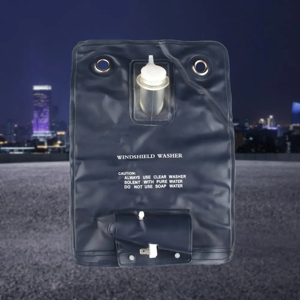 

12V Pump Car Auto Windscreen Washer Bottle Bag Kit Cleaning Tool with Long Hose