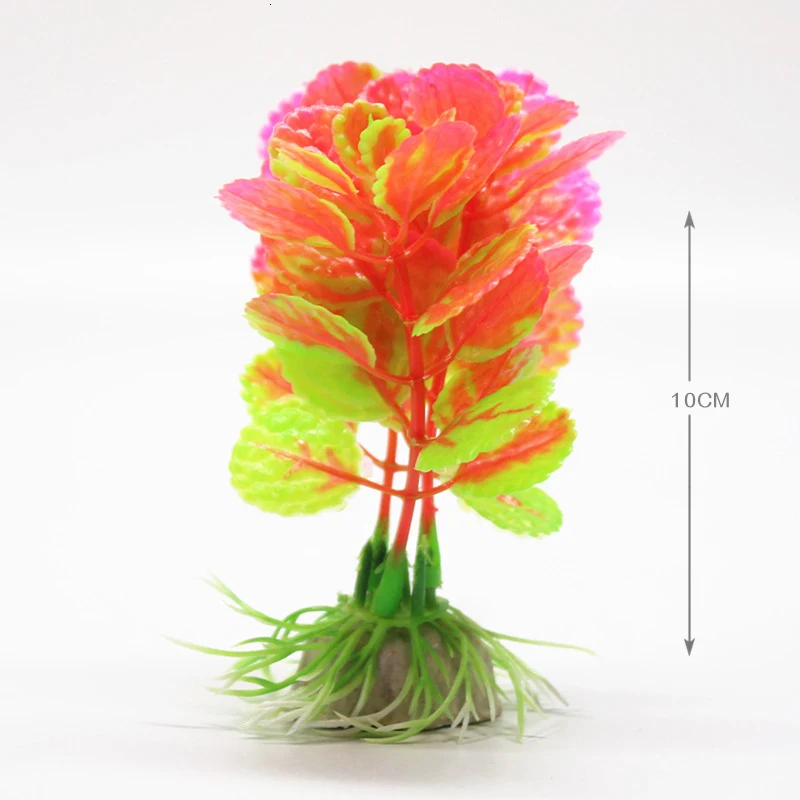10cm Simulation Aquatic Plants Fish Tank Aquariums Landscape Microcosmic Decorate PVC Underwater Accessories | Дом и сад