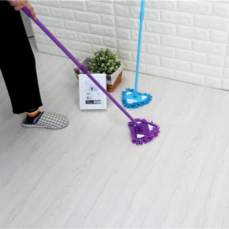 Швабра в случайном цвете мини плоская для ленивых стен щетка уборки дома шениль