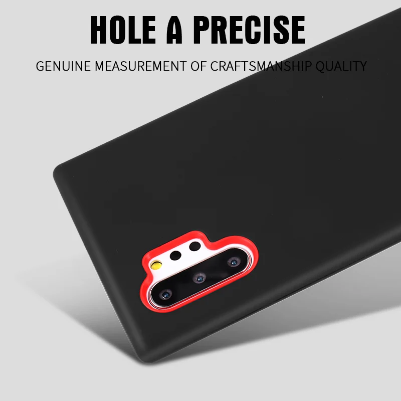 Для samsung Note 10 Plus чехол Мягкая Защитная оболочка из силикона задняя крышка