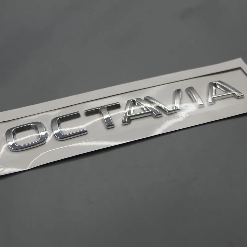 Для OCTAVIA Passat стандартный логотип багажника Octavia Алфавит ABS пластик