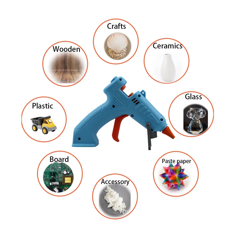 

High Temp Heater Melt Hot Glue Gun 3.6W Repair Tool Heat Mini Glue Gun Use 7mm Glue Sticks Optional Base Mini Power Repair Tool
