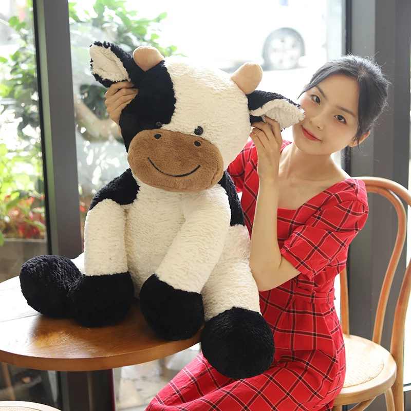 Kawaii Плюшевые игрушки коровы плюшевая кукла животных крупного рогатого быка