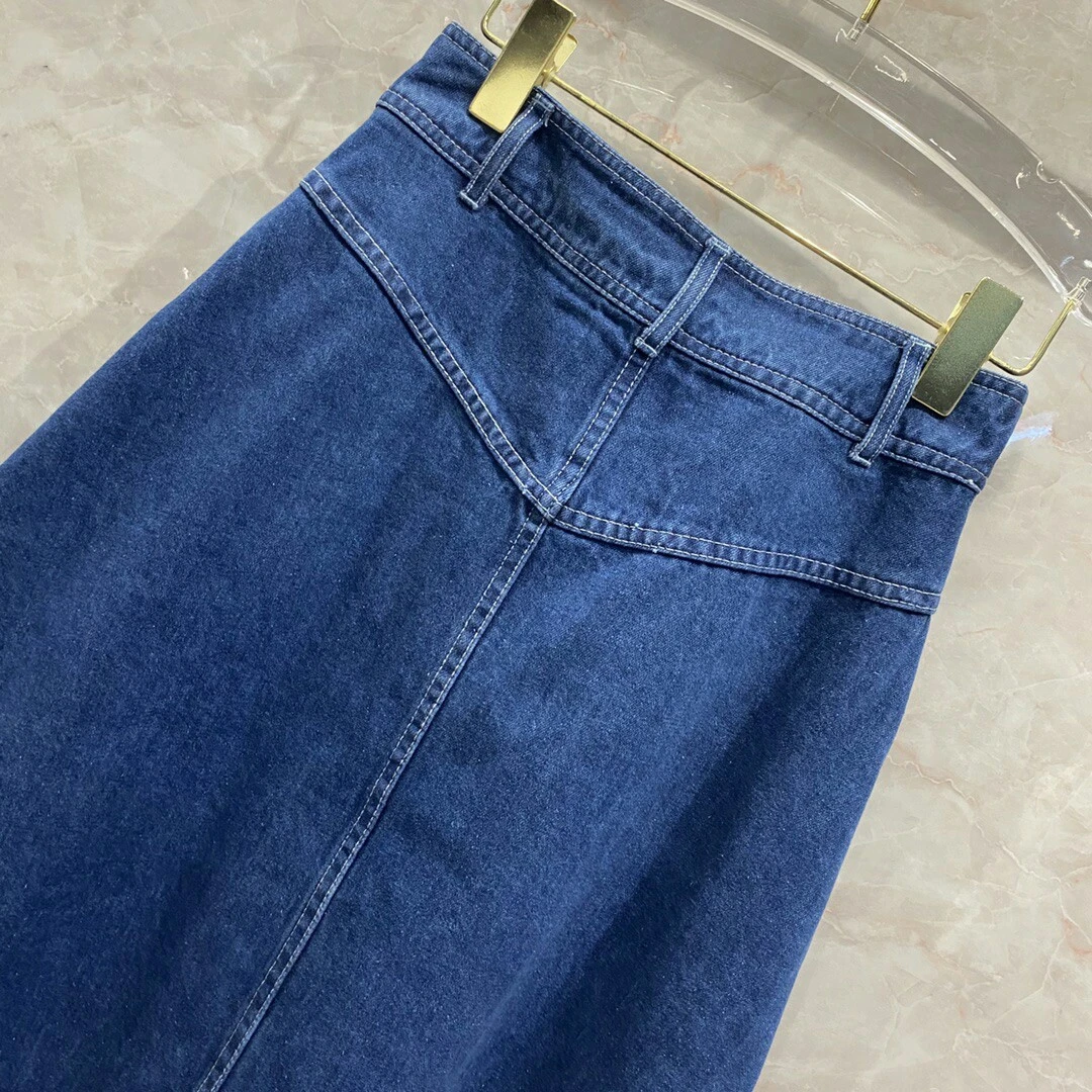 Spring 2021 Fashion women's High quality Designer High-rise Denim Skirts B908