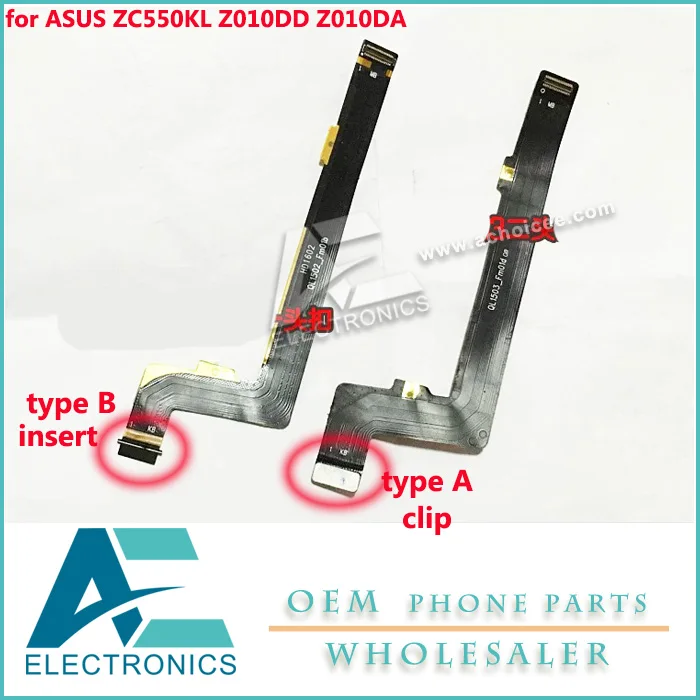 Для ASUS ZC550KL Z010DA max 32gb version. z010dd 2nd. z010da LCD дисплей разъём материнской платы Flex Cable |