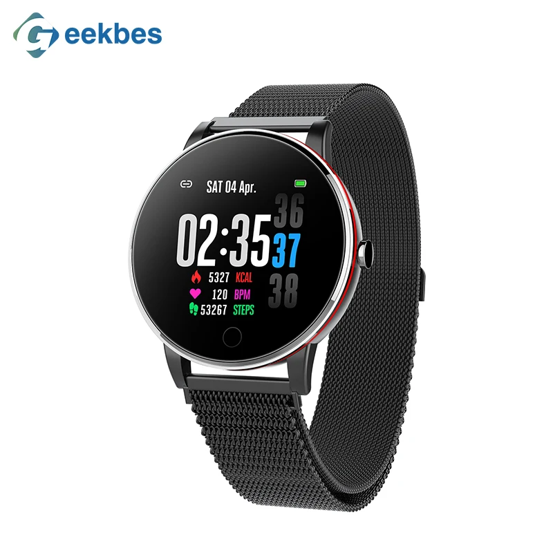 Geekbes WR14 Смарт часы 1 3 &quotips цветной экран Smartwatch металлический корпус IP67 умный