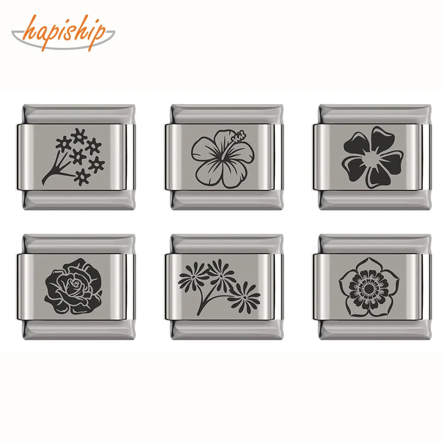 Оригинальный браслет из нержавеющей стали Hapiship 1 шт. ширина 9 мм очаровательные