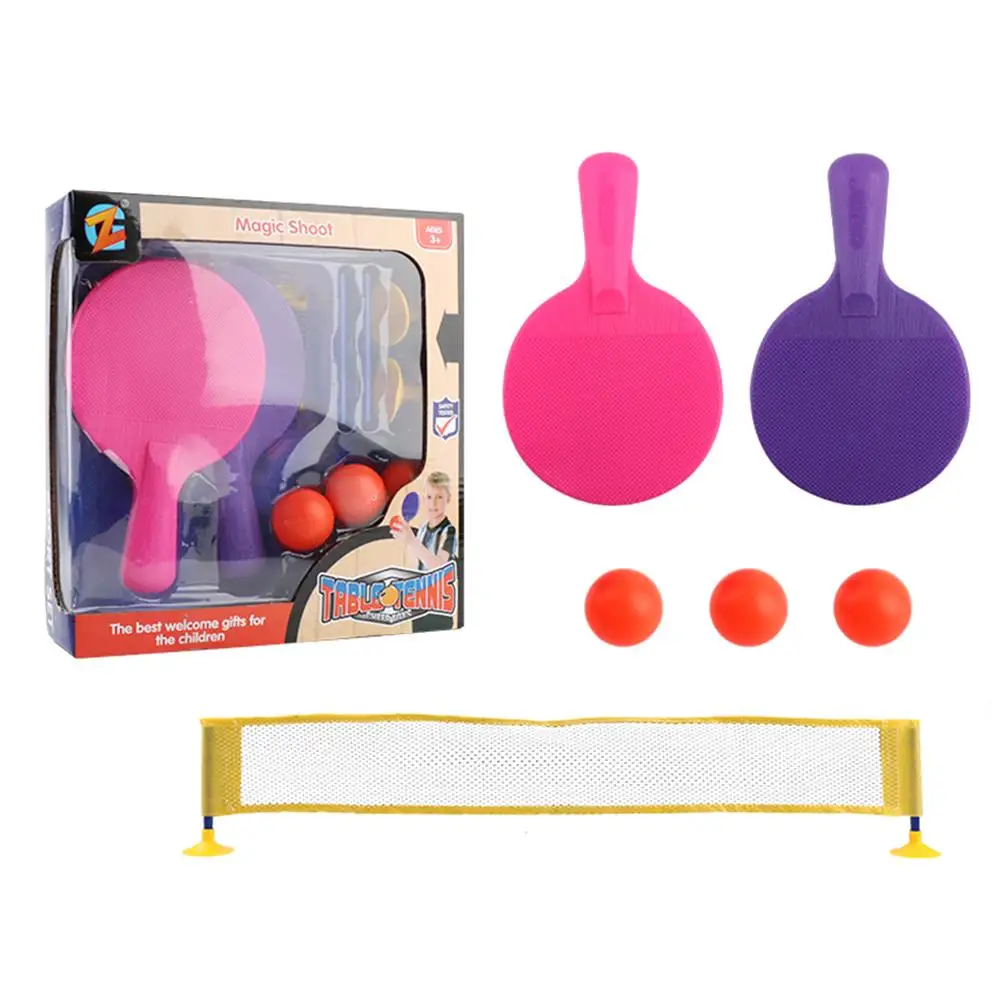 Table Tennis Set with Net Ping Pong Paddle Retractable for Children Kids Indoor Outdoor Sport Toys | Игрушки и хобби