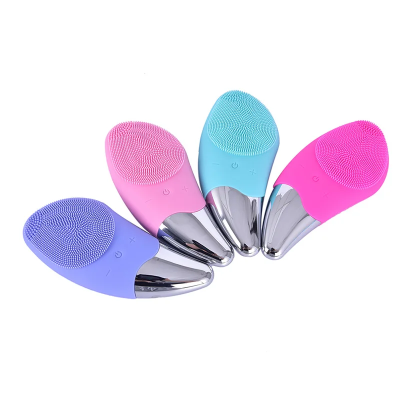 

Cleaning brush silicone face massage Mini waterproof ultrasonic Pore Cleaner
