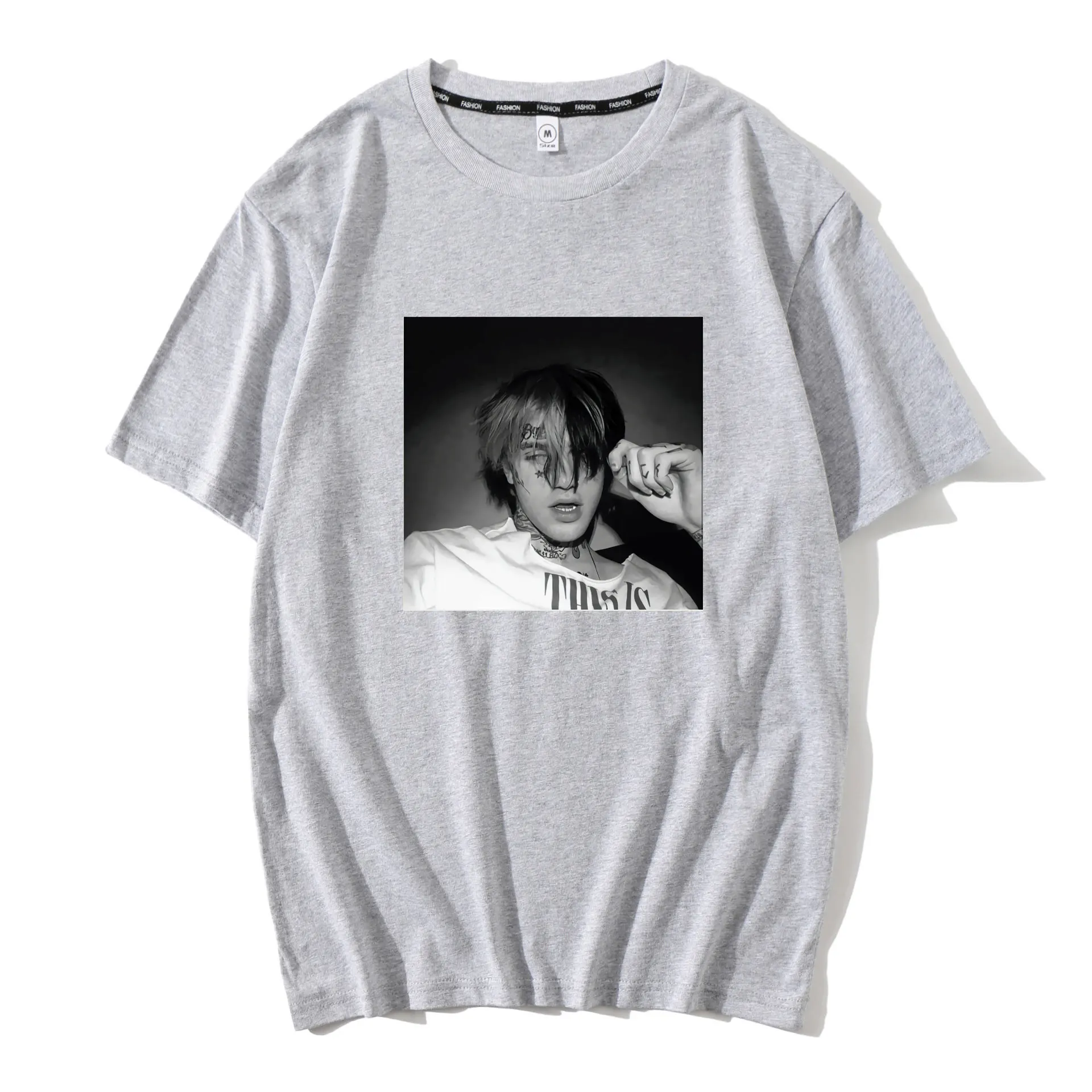 

New T-Shirt Lil Peep Print Men Leisure Short Sleeve tshirt Soft Cotton Hip Hop Streetwear Boy/Girl Lil Peep Rap Fans Clothes