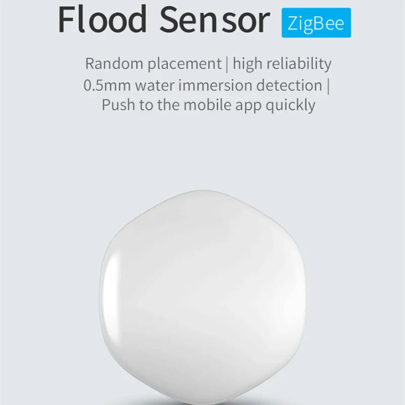 

Tuya Smart Wifi Water Leakage Alarm Independent WIFI Water Leak Sensor Detector Flood Alert Overflow Security Alarm System Tuya