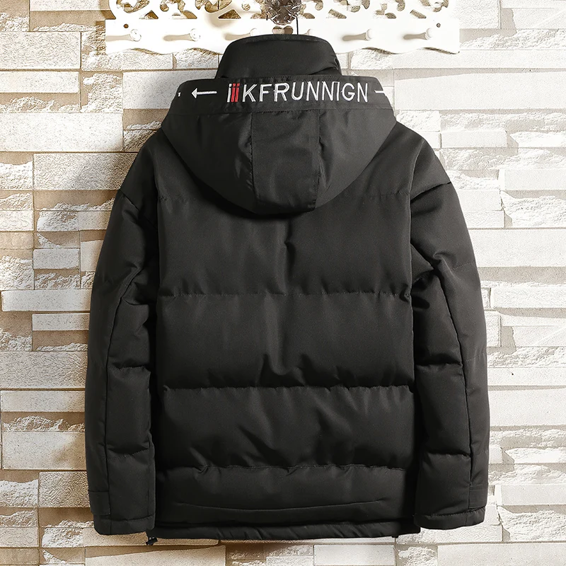 

2021 Winter Parka Men Windbreak Plus Velvet Thicken Warm Windproof Coat Male Casual Military Hooded Jackets Zipper Solid Color