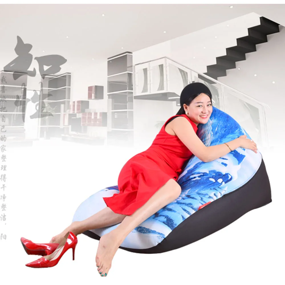 LEVMOON Beanbag сиденье для дивана Zac удобная сумка кровати без наполнителя хлопковая