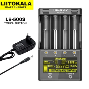 liitokala lii 600 lii s8 lii 500 lii pd4 lii 500s lcd 3 7v 18650 18350 18500 21700 14500 26650 aa nimh lithium battery charger free global shipping