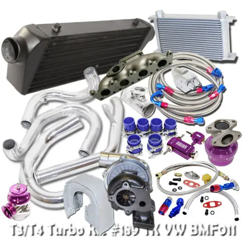 

Turbo Kit and Oil Cooler Kits fit for VW 98-05 Golf Jetta GTI 1.8T Bolt on T3T4