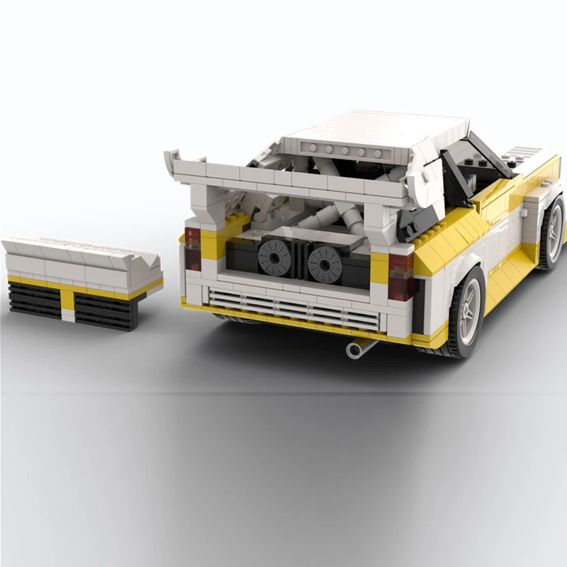 

New Technic Series Sports Car Sport Quattro S1 Rally Car MOC-43616 Building Kits Blocks Bricks Toys Children Kids birthday Gifts