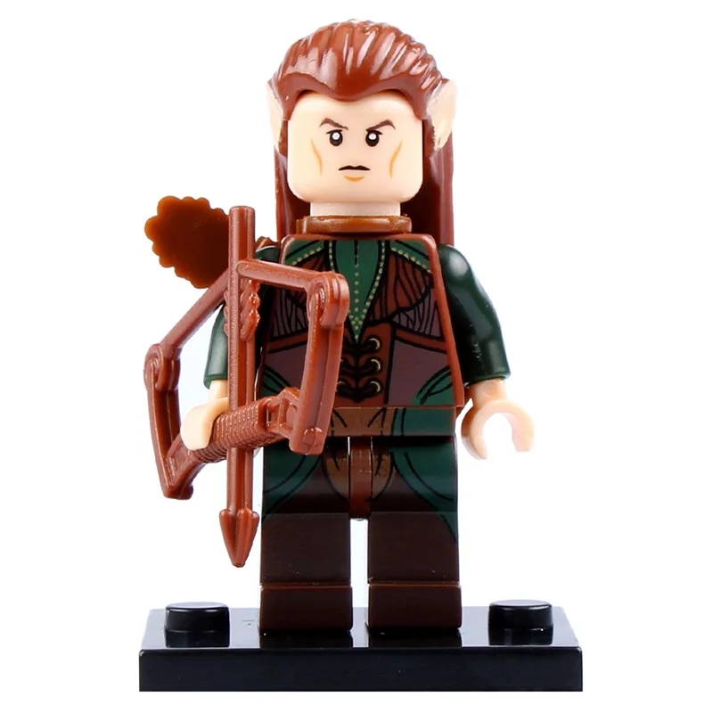 20 шт./лот Legoed Властелин колец фигурка Элронд эльф халдир Playmobil строительные блоки