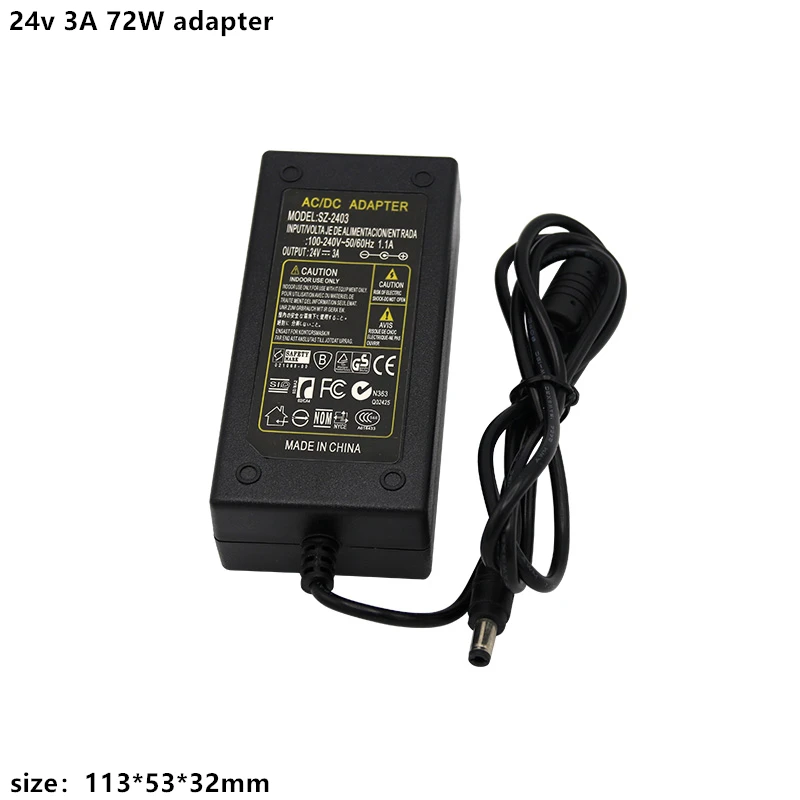 AC DC адаптер 15 в 48 24 В 1A 2A 3A 5A 5 5*2 1 AC110 220V конвертер зарядное устройство источник