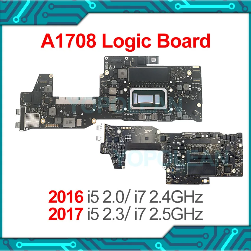 Протестированная материнская плата A1708 820 00875 A для MacBook Pro 13 &quotA1708 логическая i7 2 3