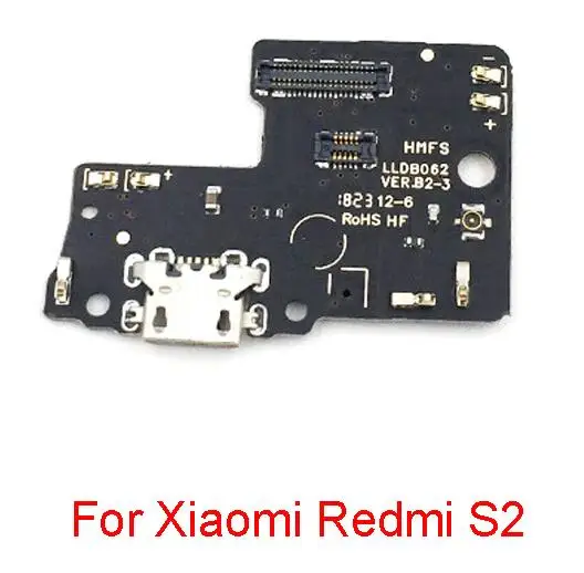 For Redmi S2 Док-разъем зарядное устройство для Xiaomi Redmi Note 7 6 5 5A Pro/Redmi Go 7 7A S2 USB зарядное устройство порт зарядки Шлейф плата - Цвет: For Redmi S2