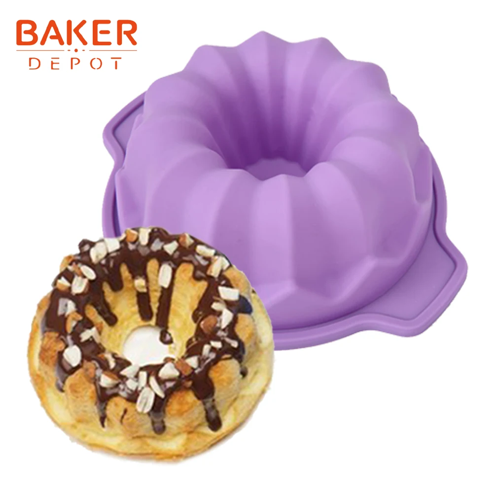 BAKER DEPOT силиконовая форма для выпечки тортов большой пончик пудинг хлеб маленькая