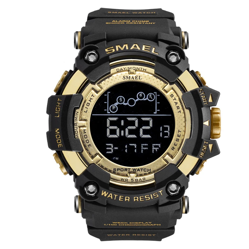 

Digital Watches 50m Waterproof Sport Watch LED Casual Electronics Wristwatches Swimming Watch Multifunction Led Digital Clock