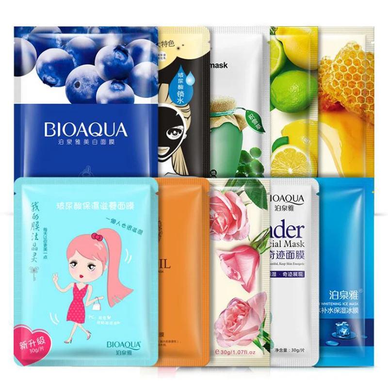 10 шт. увлажняющая маска для лица с экстрактом улитки | Красота и здоровье