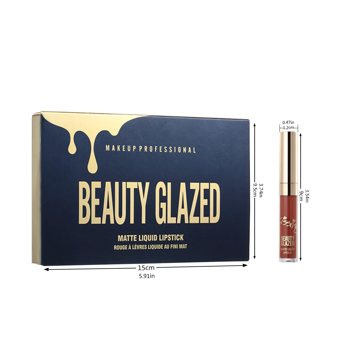 

Lips Makeup Matte Liquid Lipstick Set Lip Gloss Easy To Wear Long-lasting Waterproof Matt Lip Stick Lip 6 Colors