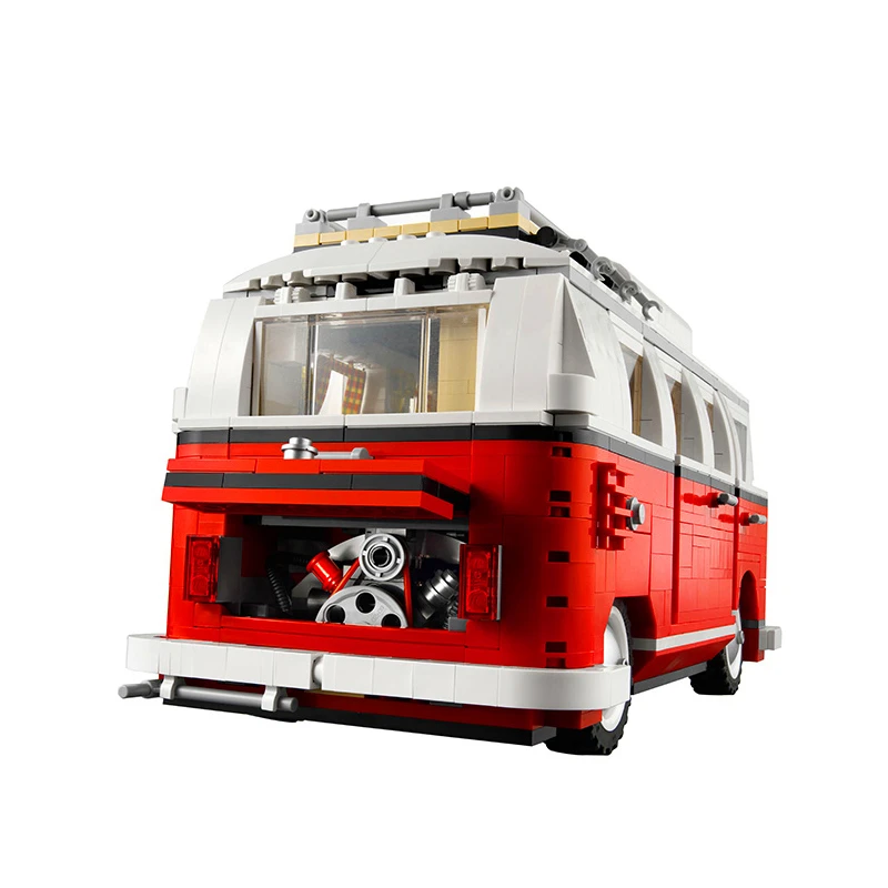 Bela 10569 Technic Volkswagen T1 Camper Van строительные блоки наборы кирпича совместимые 10220 Technic игрушки для детей