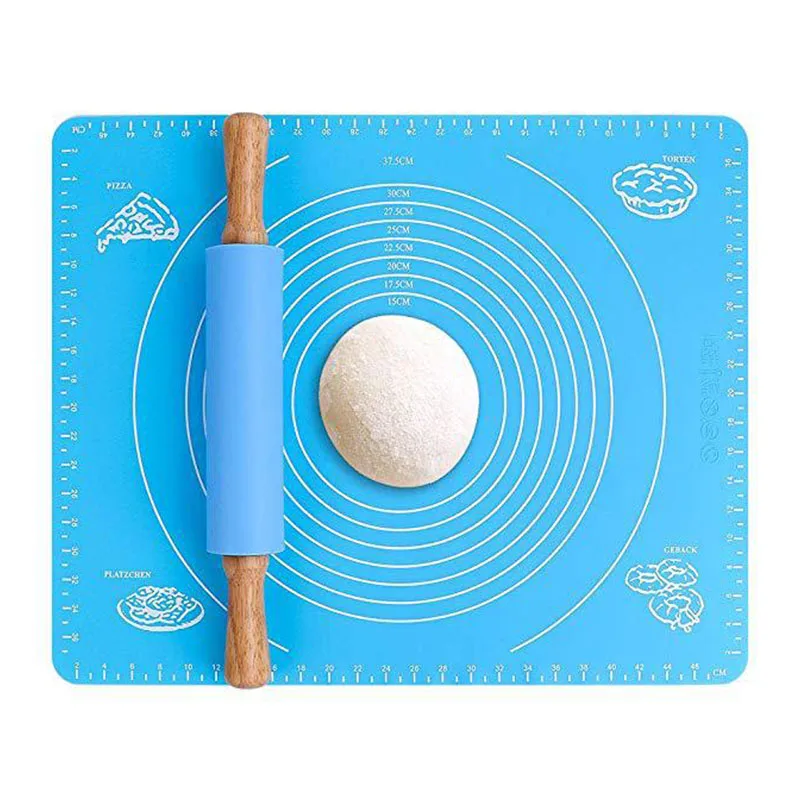 

Kneading Dough Baking Mat Cooking Cake Pastry Non-stick Rolling Dough Pads Tools Sheet Accessories Large Silicone Mat Kitchen