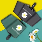 Высококачественный автоматический зонт от дождя, Женский трехскладной зонт, ветрозащитный однотонный зонт, женский водонепроницаемый зонт