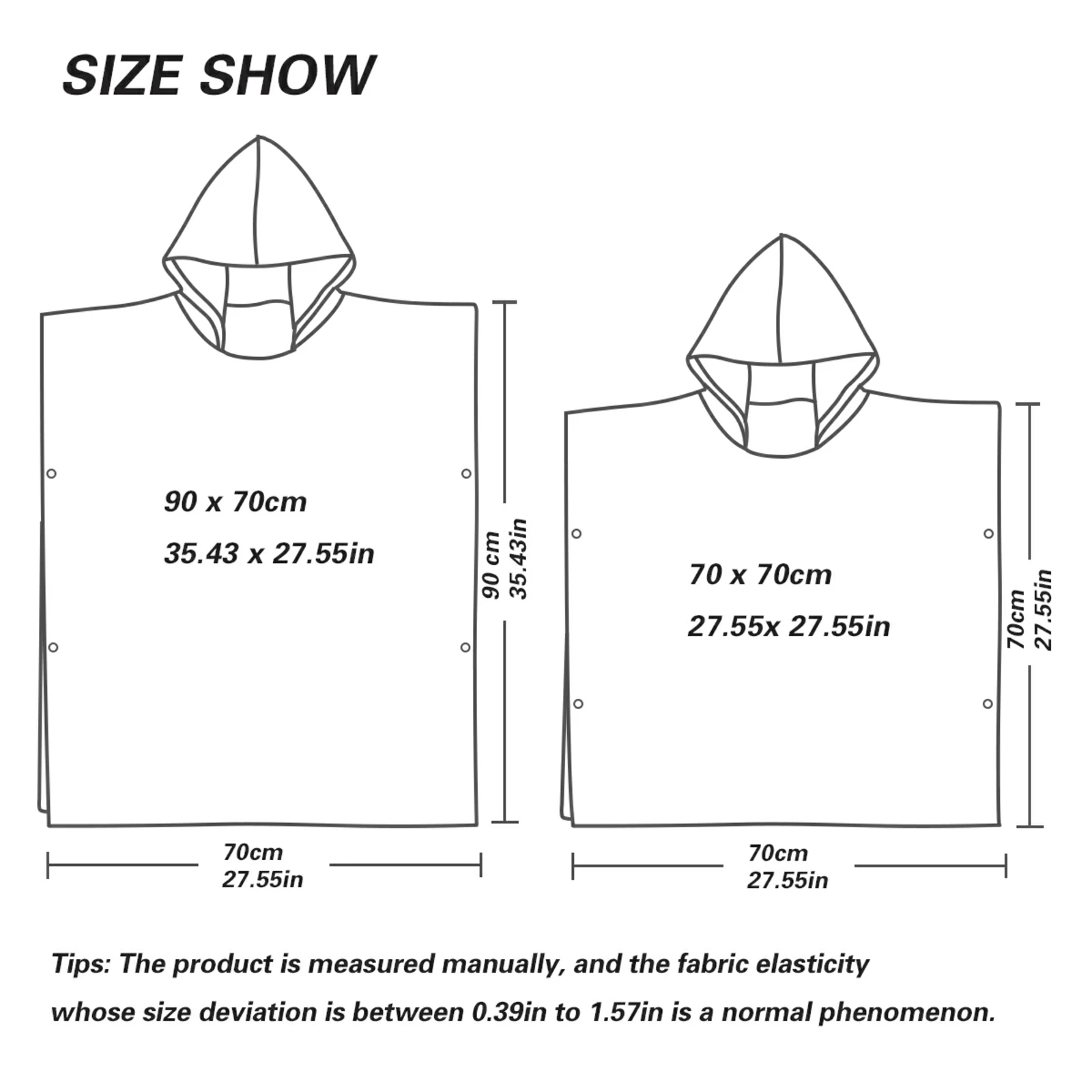Детское полотенце для ванны с капюшоном из хлопка