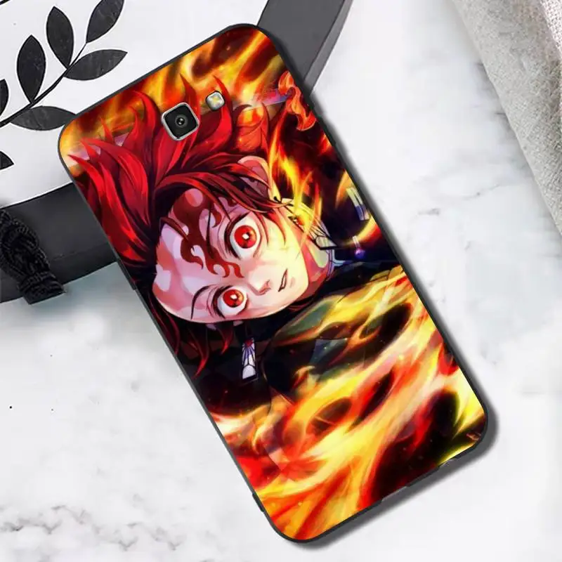 

Anime Japan Demon Slayer Kimetsu No Yaiba Phone Case for Samsung Note 8 9 10 20 lite pro ultra J 7 2 4 6 5 prime
