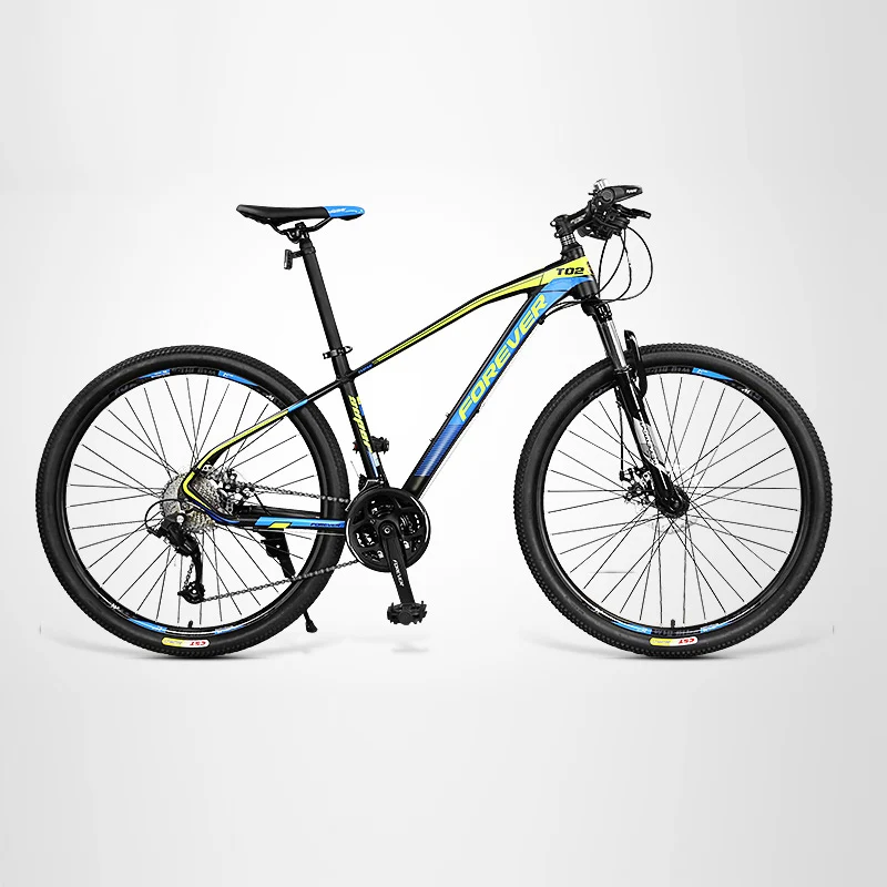Горный велосипед для мужчин двухскоростной внедорожный из алюминиевого сплава с