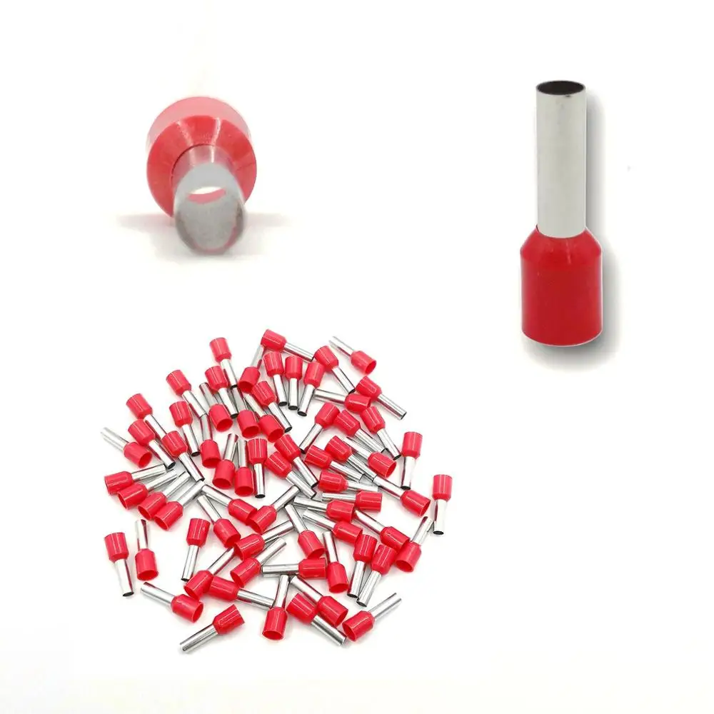 Изолированная Клеммная колодка с наконечником Электрический Обжимной