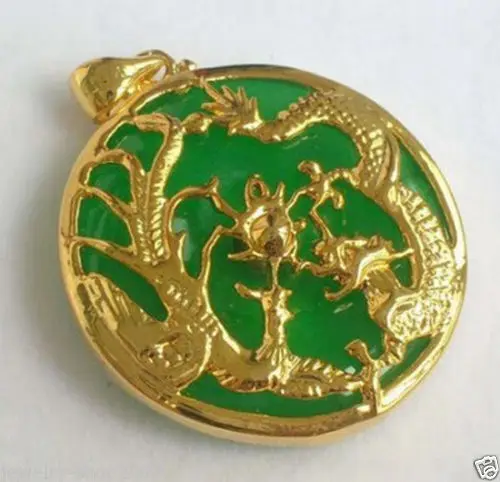 Бесплатная доставка&gt кулон с изумрудным нефритовым драконом Phenix | Украшения и