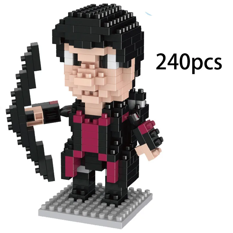 

14 Styles Cartoon Anime Hero Series Micro Diamond Bricks 3D Model Toys Particle Building Blocks Puzzle DIY Educational Kids Gift