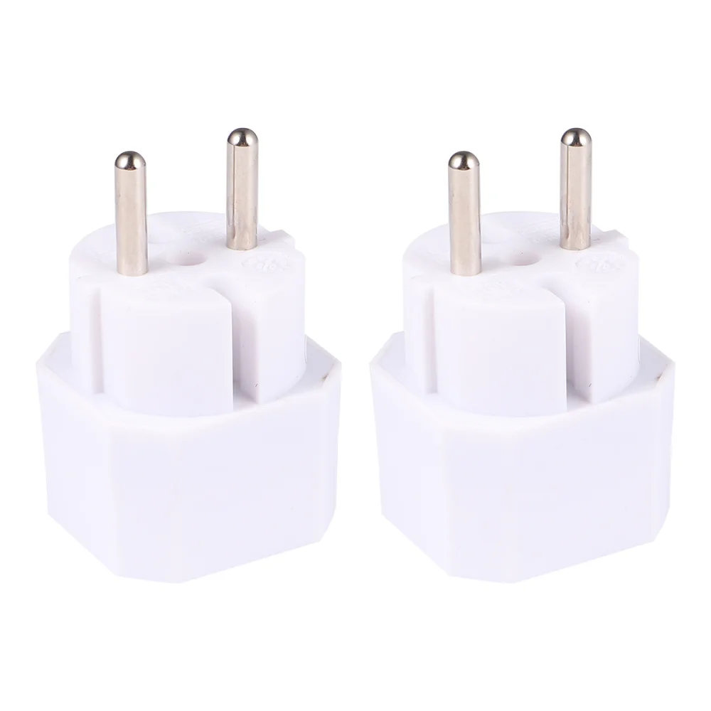 2 шт. 1 способа Европейского немецкого преобразования штепсельная Вилка адаптера