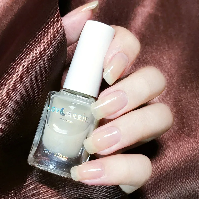 LOVCARRIE Серебряный Блестящий лак для ногтей 12 мл обычная клизма мерцающий Голо