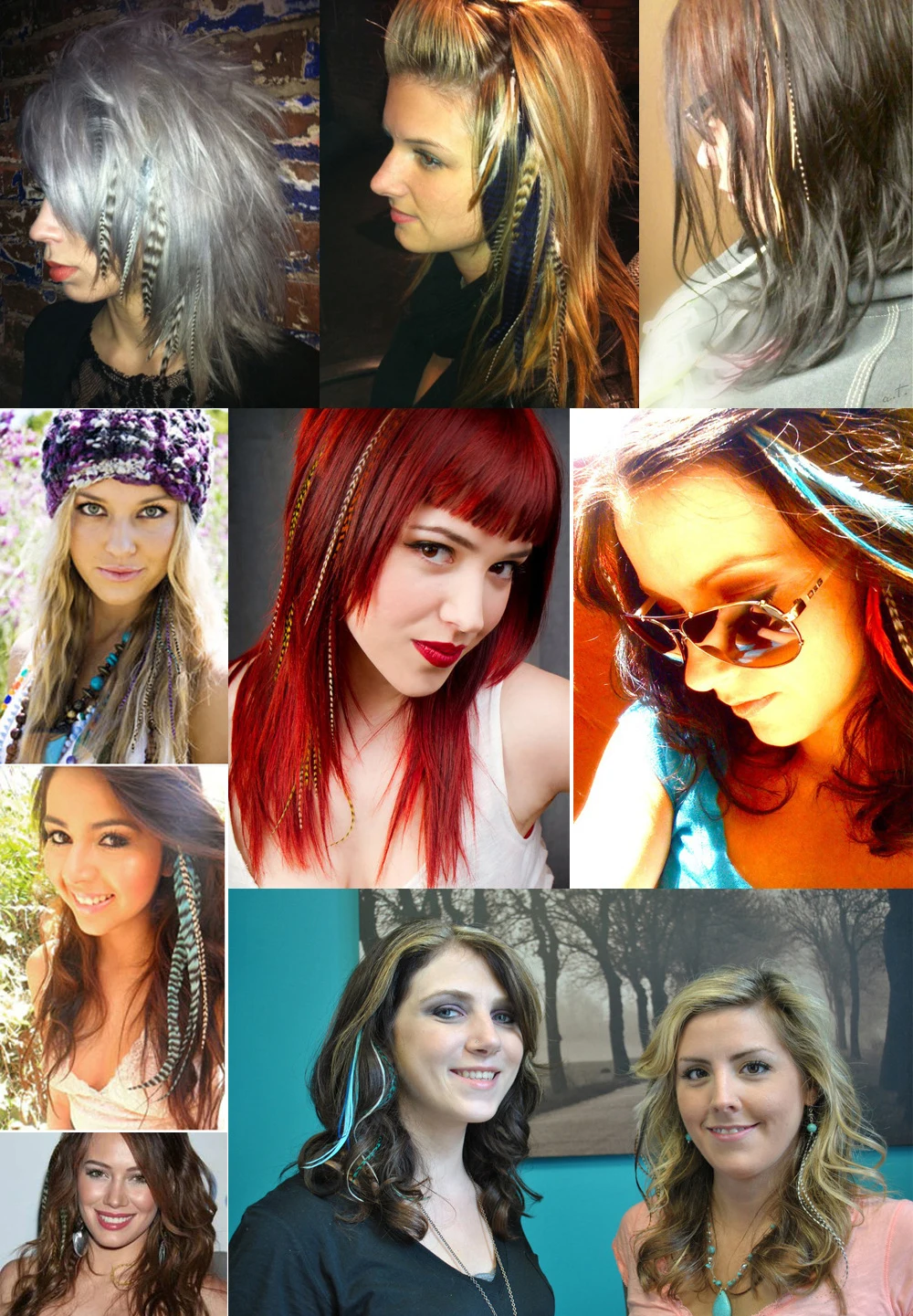 Женские аксессуары для волос заколка наращивания с перьями натуральные петухи