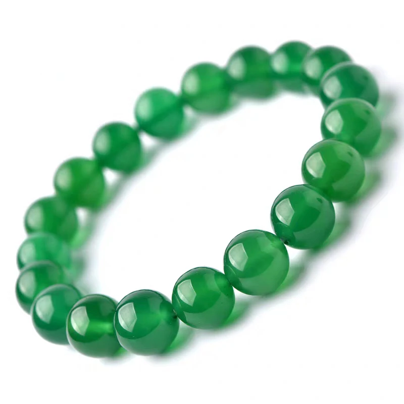 Мужские и женские браслеты из натурального халцедона классический браслет 8 мм с