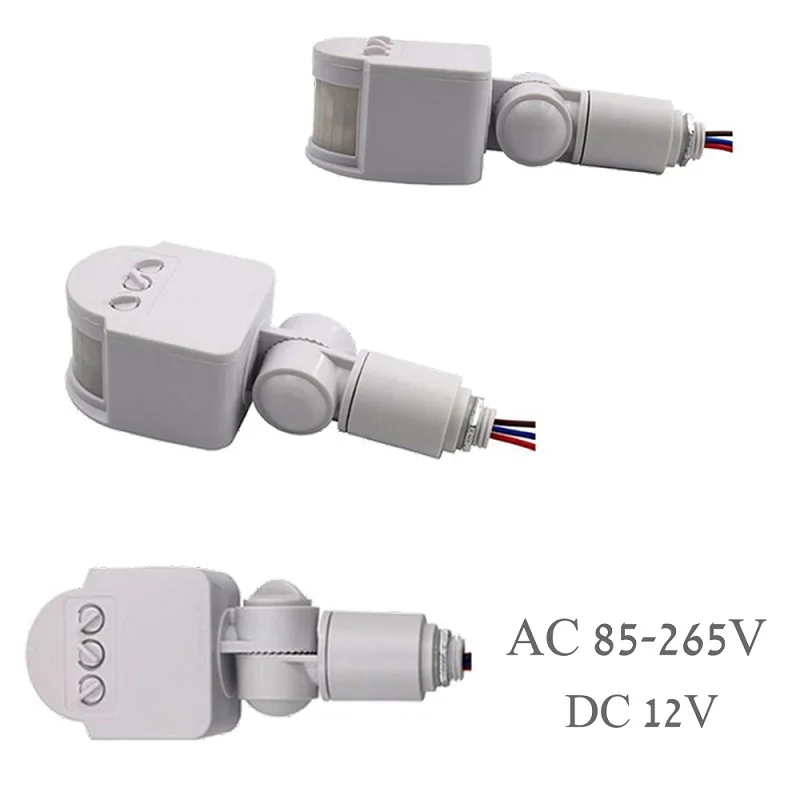 Датчик Движения Инфракрасный AC 85 265 в/DC 12 В детектор коридора открытый