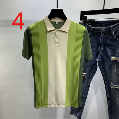 

Men's printed character T-shirt tide brand simple white short-sleeved summer round neck cotton t-shirt