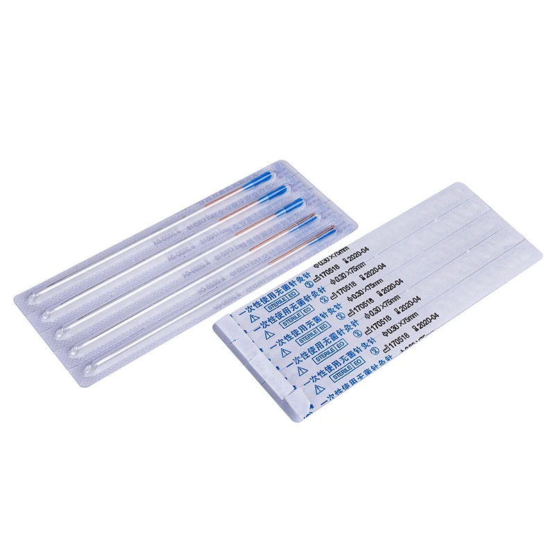 Игла для иглоукалывания hwato с направляющей трубкой медная ручка одноразовая игла