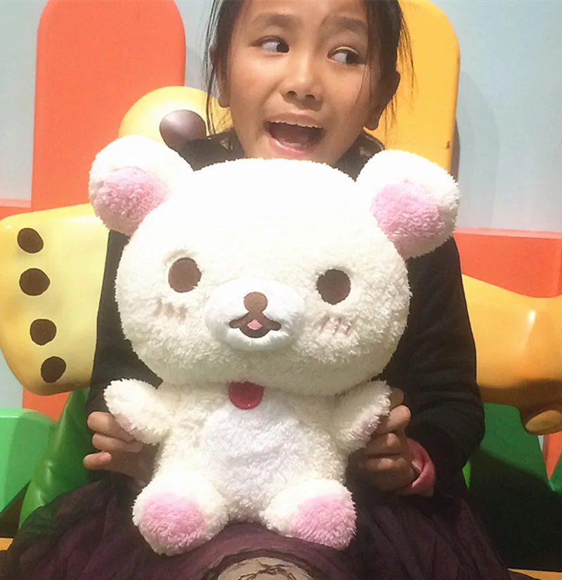 Милая Kawaii Rilakkuma плюшевая игрушка медведь Korilakkuma мягкие игрушки животные 35 см