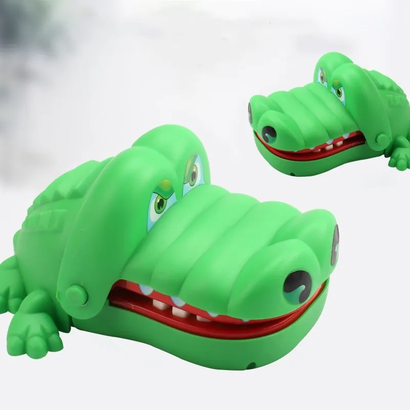 Зеленая Кусачка крокодила креативная забавная игрушка извлечение зубов крокодила Классическая Детская игра интерактивная игрушка для род... от AliExpress WW